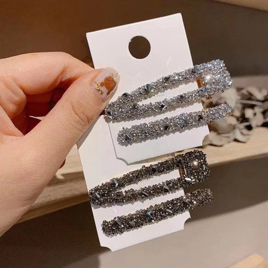 Luxury Crystal BB Clip Simple Girl Hairpin Clip