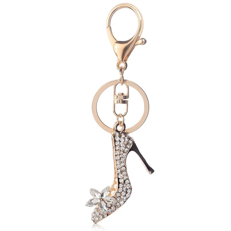 Floral High Heel Keychain