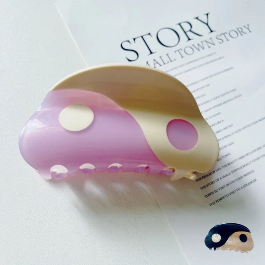Half Tie Acetate Hair Clip