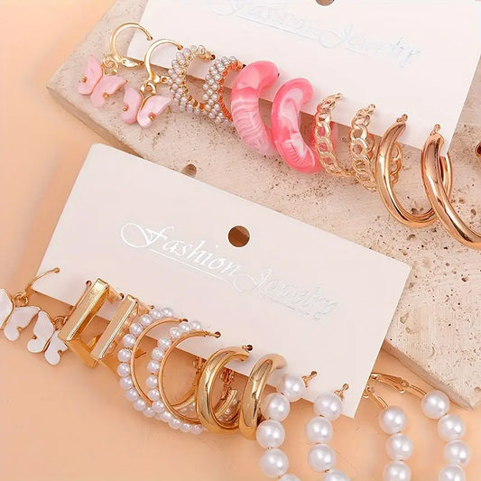 5 Pairs of Earrings